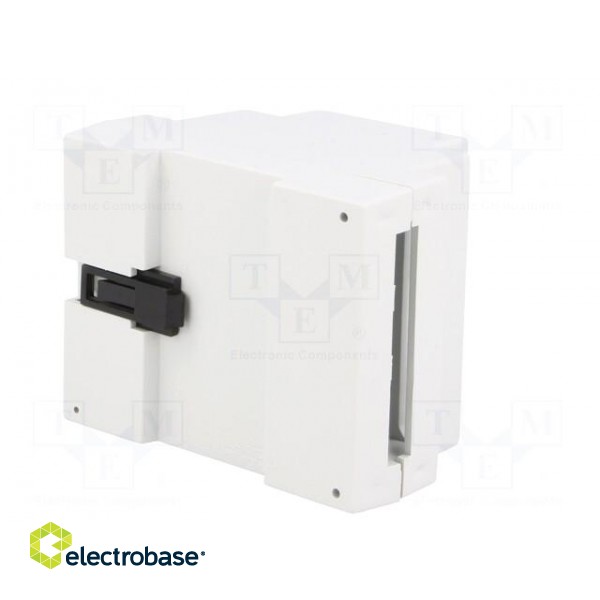 Enclosure: for DIN rail mounting | Y: 89mm | X: 69.7mm | Z: 64.7mm | ABS image 6