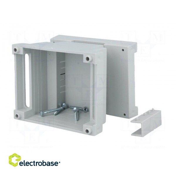Enclosure: for DIN rail mounting | Y: 89mm | X: 69.7mm | Z: 64.7mm | ABS paveikslėlis 4
