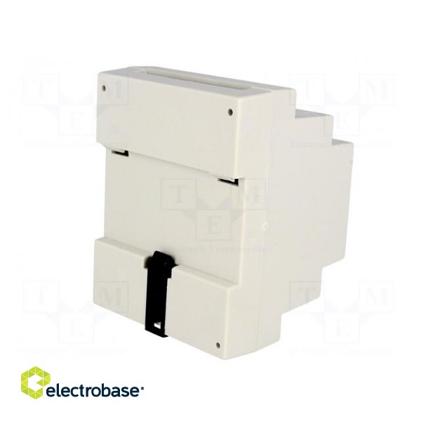 Enclosure: for DIN rail mounting | Y: 89mm | X: 69.7mm | Z: 65mm | grey image 6