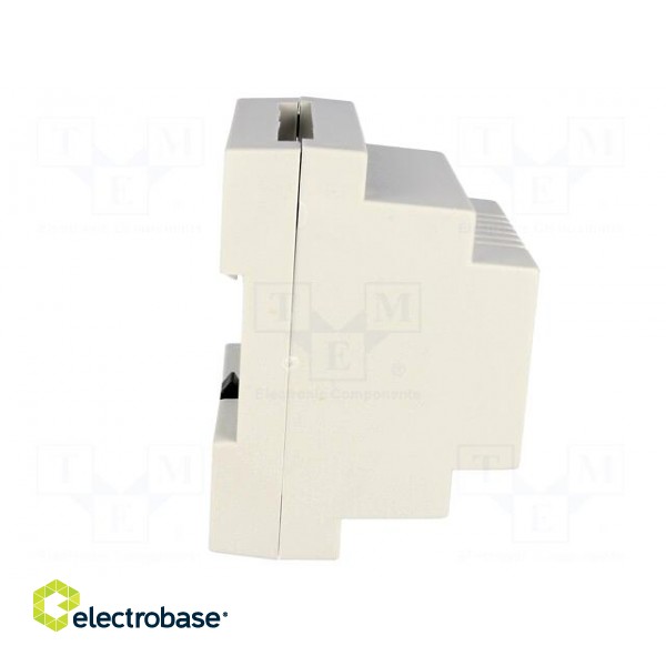 Enclosure: for DIN rail mounting | Y: 89mm | X: 69.7mm | Z: 65mm | grey image 7