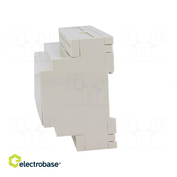 Enclosure: for DIN rail mounting | Y: 90.2mm | X: 106.25mm | Z: 57.5mm image 3