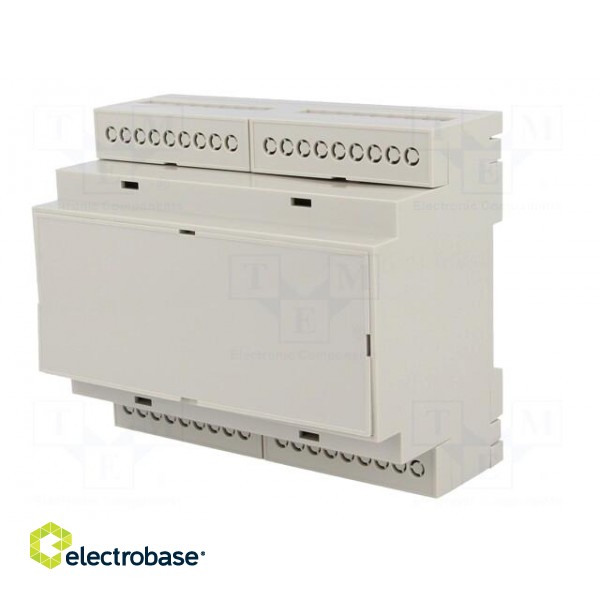 Enclosure: for DIN rail mounting | Y: 90.2mm | X: 106.25mm | Z: 57.5mm фото 2