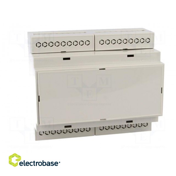 Enclosure: for DIN rail mounting | Y: 90.2mm | X: 106.25mm | Z: 57.5mm image 9
