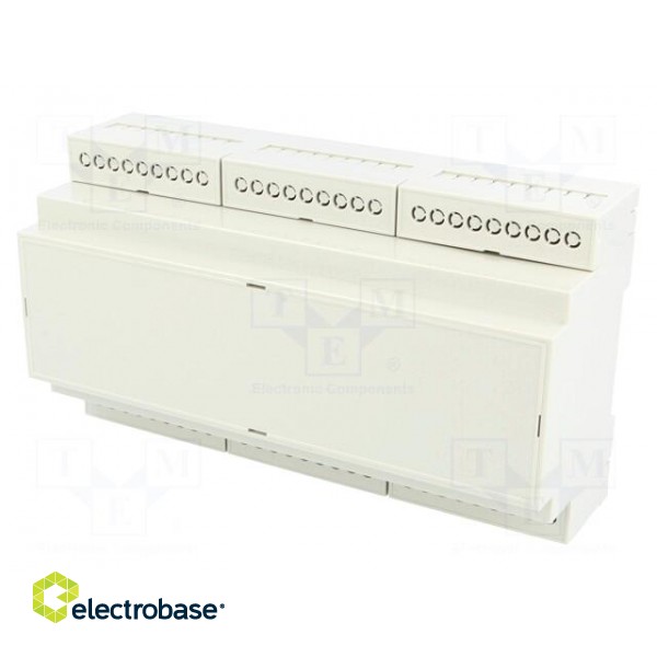 Enclosure: for DIN rail mounting | Y: 90.2mm | X: 159.5mm | Z: 57.5mm image 1