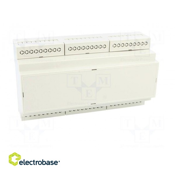 Enclosure: for DIN rail mounting | Y: 90.2mm | X: 159.5mm | Z: 57.5mm image 9