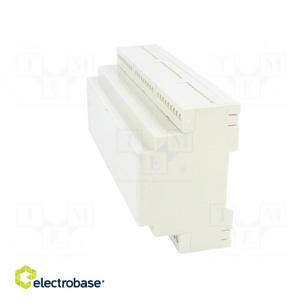 Enclosure: for DIN rail mounting | Y: 90.2mm | X: 159.5mm | Z: 57.5mm image 3