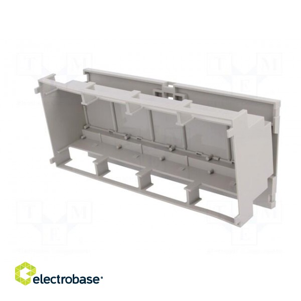 Enclosure: for DIN rail mounting | Y: 90.2mm | X: 212mm | Z: 57.5mm image 5