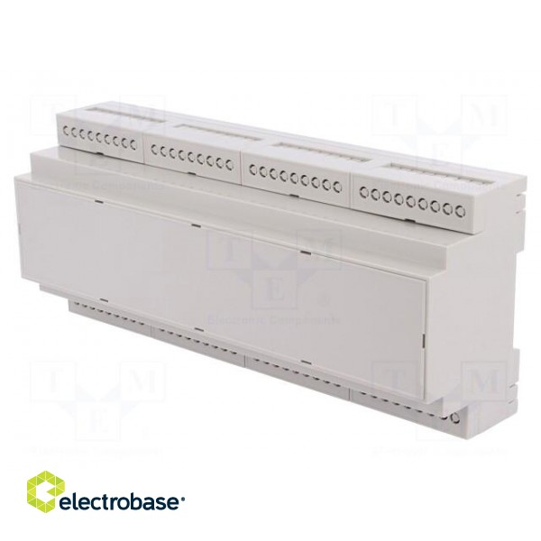 Enclosure: for DIN rail mounting | Y: 90.2mm | X: 212mm | Z: 57.5mm image 1