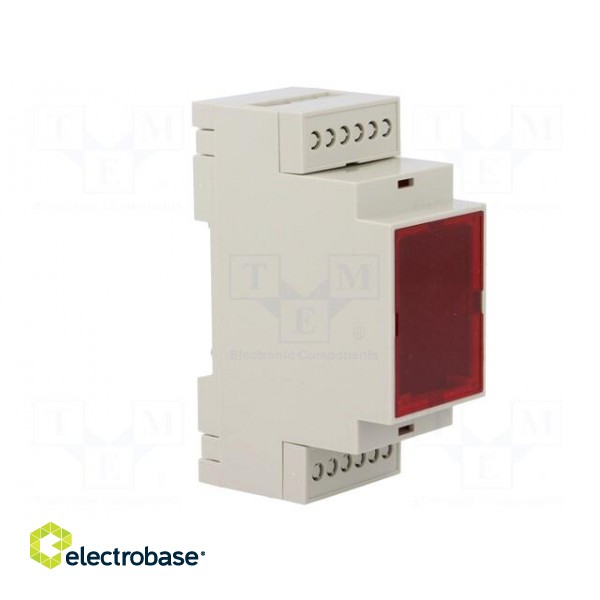 Enclosure: for DIN rail mounting | Y: 90.2mm | X: 36.3mm | Z: 57.5mm image 8