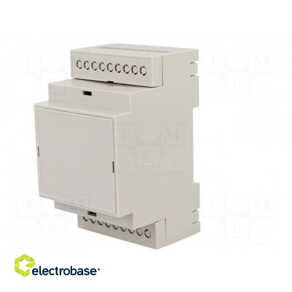 Enclosure: for DIN rail mounting | Y: 90.2mm | X: 53.3mm | Z: 57.5mm image 2