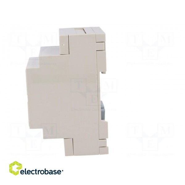 Enclosure: for DIN rail mounting | Y: 90.2mm | X: 53.3mm | Z: 57.5mm image 3
