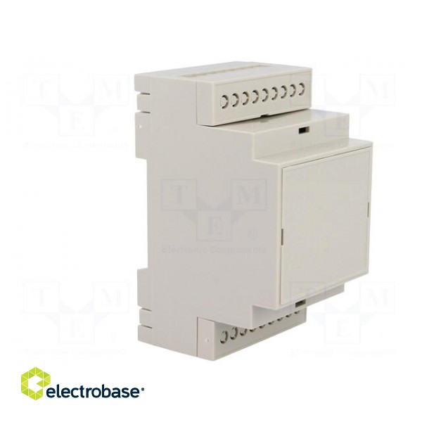 Enclosure: for DIN rail mounting | Y: 90.2mm | X: 53.3mm | Z: 57.5mm image 8