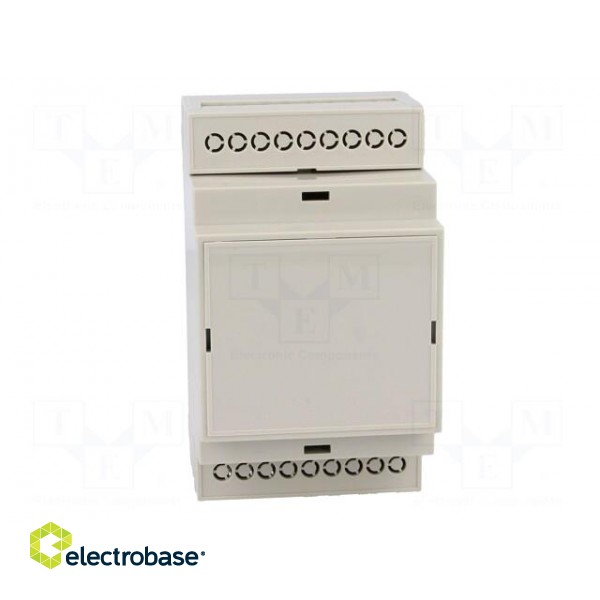 Enclosure: for DIN rail mounting | Y: 90.2mm | X: 53.3mm | Z: 57.5mm image 9