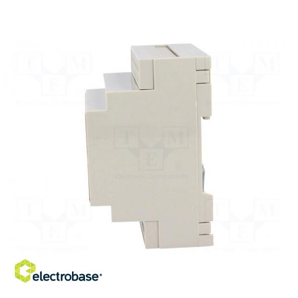 Enclosure: for DIN rail mounting | Y: 90.2mm | X: 71mm | Z: 57.5mm | ABS image 3