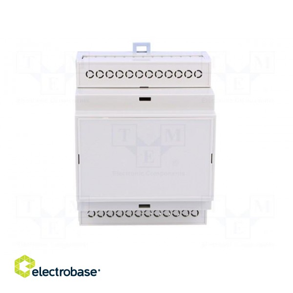 Enclosure: for DIN rail mounting | Y: 90.2mm | X: 71mm | Z: 57.5mm | ABS image 9