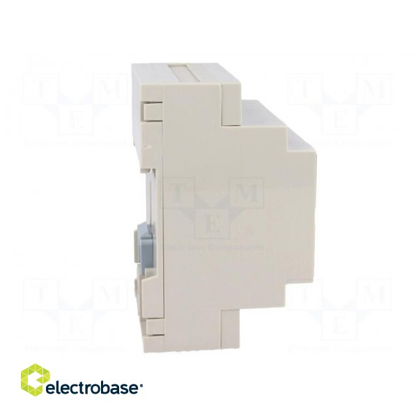 Enclosure: for DIN rail mounting | Y: 90.2mm | X: 71mm | Z: 57.5mm | ABS image 7