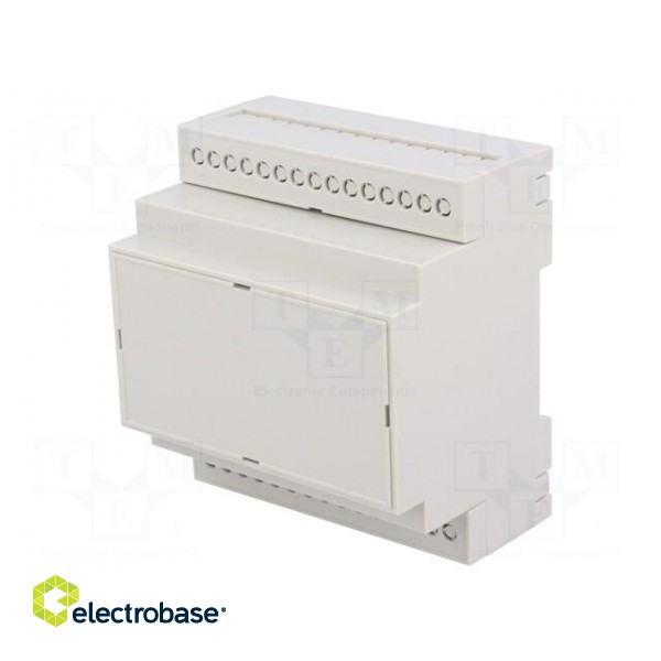 Enclosure: for DIN rail mounting | Y: 90.2mm | X: 83.6mm | Z: 57.5mm image 1