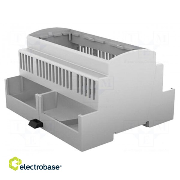 Enclosure: for DIN rail mounting | Y: 90.5mm | X: 106.3mm | Z: 62mm