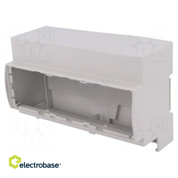 Enclosure: for DIN rail mounting | Y: 90.5mm | X: 142.3mm | Z: 62mm image 1