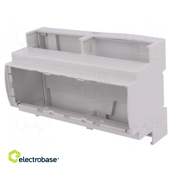 Enclosure: for DIN rail mounting | Y: 90.5mm | X: 142.3mm | Z: 53mm image 1