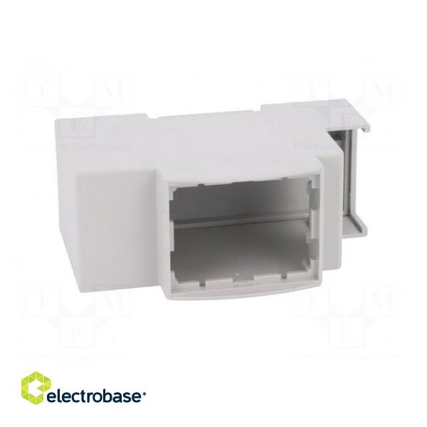 Enclosure: for DIN rail mounting | Y: 90mm | X: 36mm | Z: 53mm | ABS фото 10