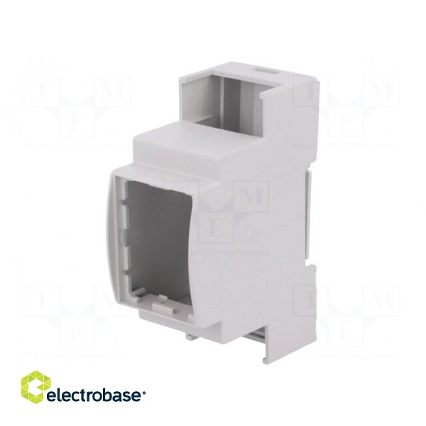 Enclosure: for DIN rail mounting | Y: 90mm | X: 36mm | Z: 53mm | ABS paveikslėlis 1