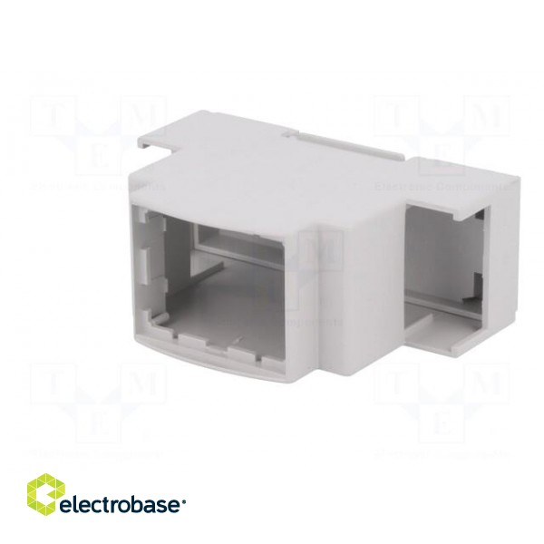 Enclosure: for DIN rail mounting | Y: 90.5mm | X: 36.3mm | Z: 62mm image 3