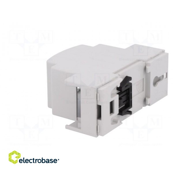 Enclosure: for DIN rail mounting | Y: 90mm | X: 36mm | Z: 53mm | ABS image 5