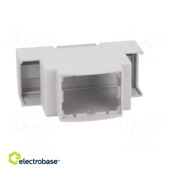 Enclosure: for DIN rail mounting | Y: 90mm | X: 36mm | Z: 53mm | ABS image 10