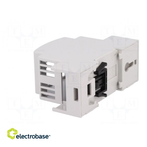 Enclosure: for DIN rail mounting | Y: 90.5mm | X: 36mm | Z: 62mm | grey image 5
