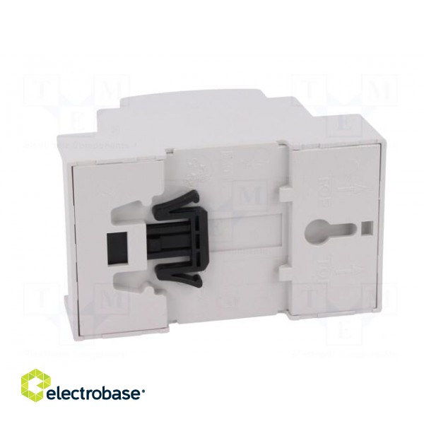 Enclosure: for DIN rail mounting | Y: 90mm | X: 53.5mm | Z: 53mm | ABS image 6