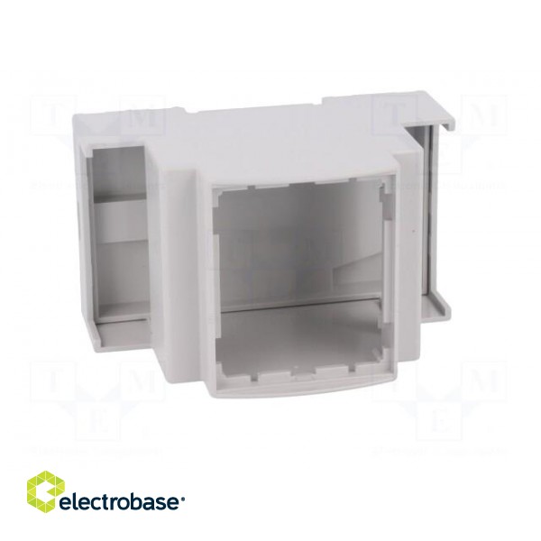 Enclosure: for DIN rail mounting | Y: 90mm | X: 53.5mm | Z: 53mm | ABS image 10
