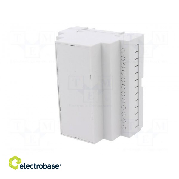 Enclosure: for DIN rail mounting | Y: 90mm | X: 104.8mm | Z: 65mm | ABS image 2