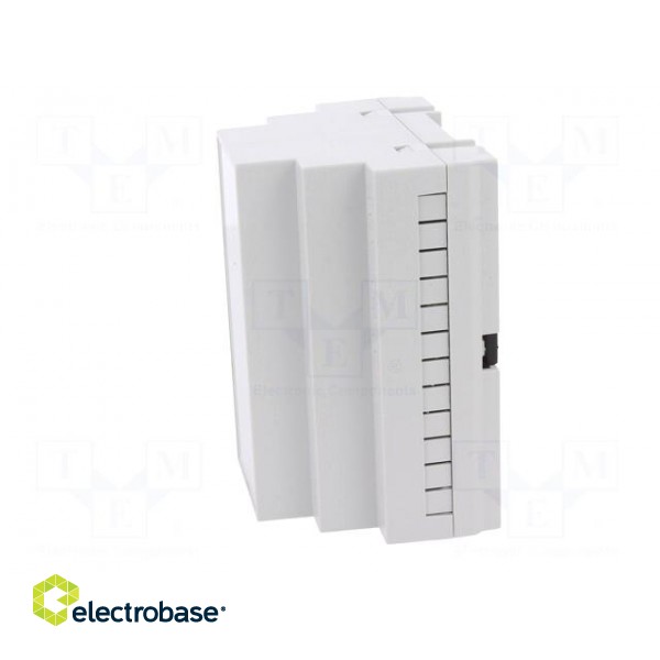 Enclosure: for DIN rail mounting | Y: 90mm | X: 104.8mm | Z: 65mm | ABS image 3