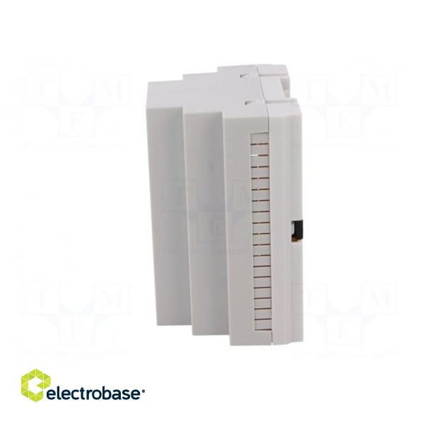Enclosure: for DIN rail mounting | Y: 90mm | X: 104mm | Z: 65mm | grey image 3
