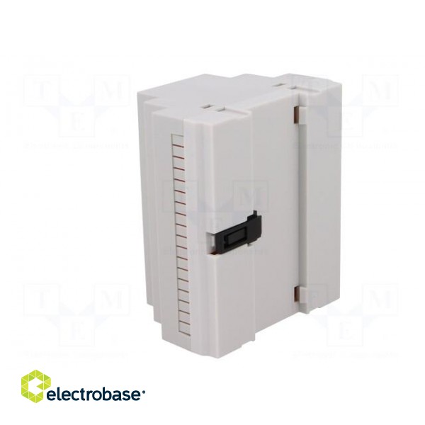 Enclosure: for DIN rail mounting | Y: 90mm | X: 104mm | Z: 65mm | grey image 4