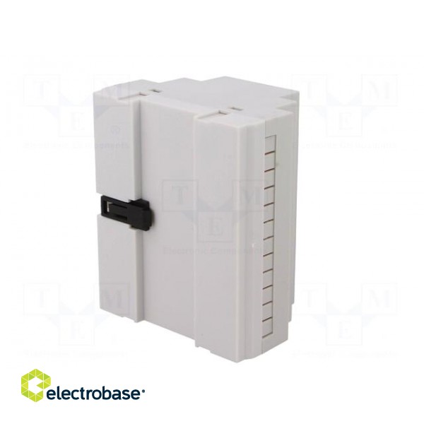 Enclosure: for DIN rail mounting | Y: 90mm | X: 104mm | Z: 65mm | grey image 6