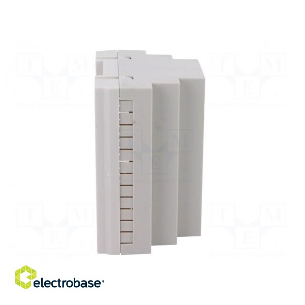Enclosure: for DIN rail mounting | Y: 90mm | X: 104mm | Z: 65mm | grey image 7