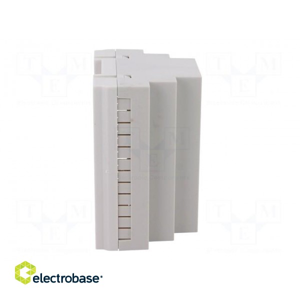 Enclosure: for DIN rail mounting | Y: 90mm | X: 104mm | Z: 65mm | grey фото 7