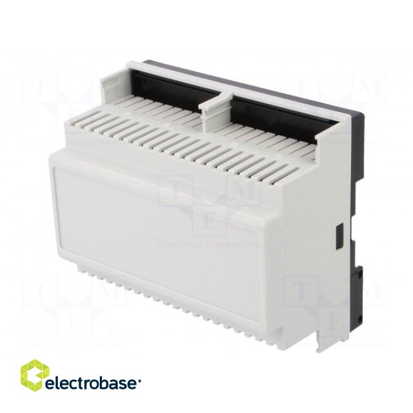 Enclosure: for DIN rail mounting | Y: 90mm | X: 105mm | Z: 58mm | grey image 1
