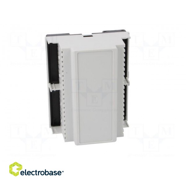 Enclosure: for DIN rail mounting | Y: 90mm | X: 105mm | Z: 58mm | grey image 9