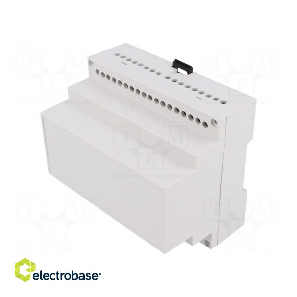 Enclosure: for DIN rail mounting | Y: 90mm | X: 105mm | Z: 71mm | noryl paveikslėlis 1