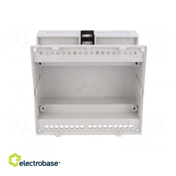 Enclosure: for DIN rail mounting | Y: 90mm | X: 105mm | Z: 71mm | noryl image 3