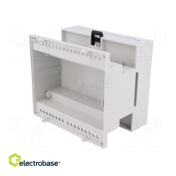 Enclosure: for DIN rail mounting | Y: 90mm | X: 105mm | Z: 71mm | noryl image 4