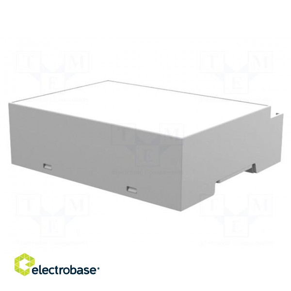 Enclosure: for DIN rail mounting | Y: 90mm | X: 106.2mm | Z: 32mm | grey