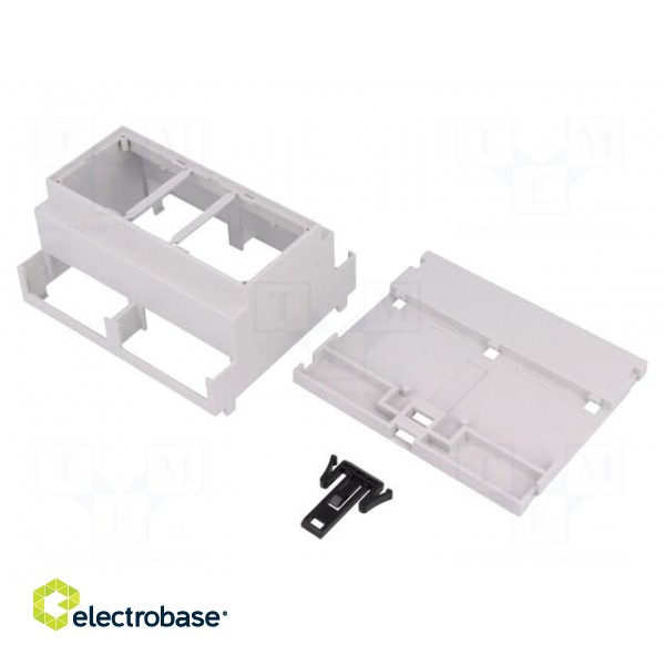 Enclosure: for DIN rail mounting | Y: 90mm | X: 106mm | Z: 53mm | PPO paveikslėlis 2