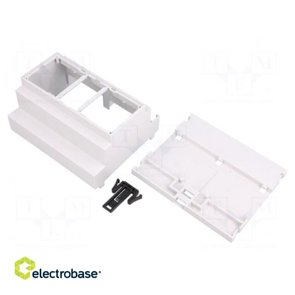 Enclosure: for DIN rail mounting | Y: 90mm | X: 106mm | Z: 53mm | PPO paveikslėlis 2