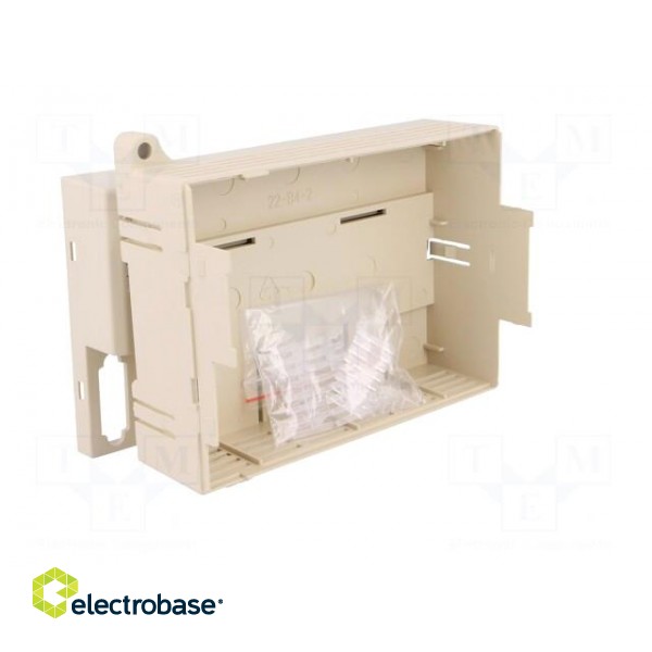 Enclosure: for DIN rail mounting | Y: 90mm | X: 125mm | Z: 68.5mm image 2