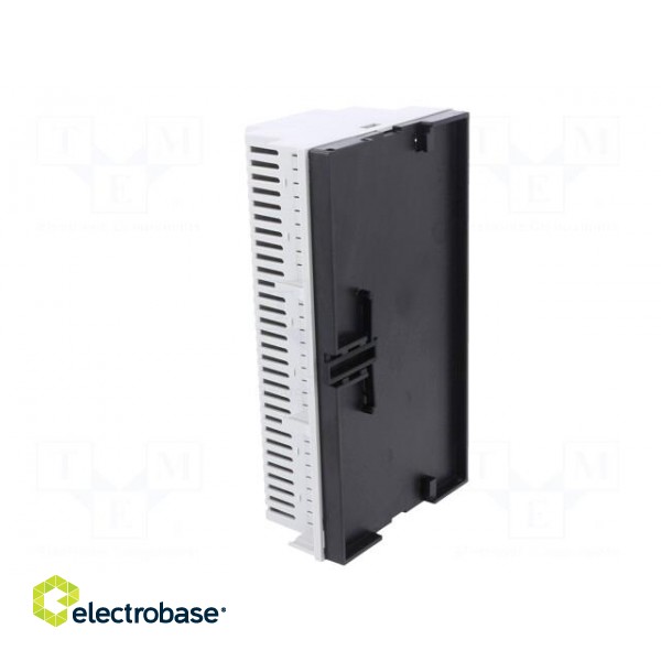 Enclosure: for DIN rail mounting | Y: 90mm | X: 158mm | Z: 58mm | grey image 4