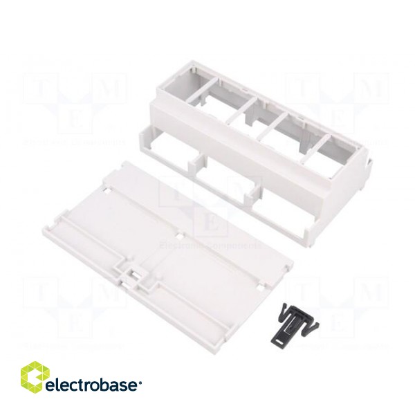 Enclosure: for DIN rail mounting | Y: 90mm | X: 159mm | Z: 53mm | PPO image 2